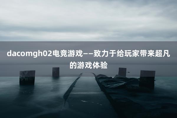 dacomgh02电竞游戏——致力于给玩家带来超凡的游戏体验