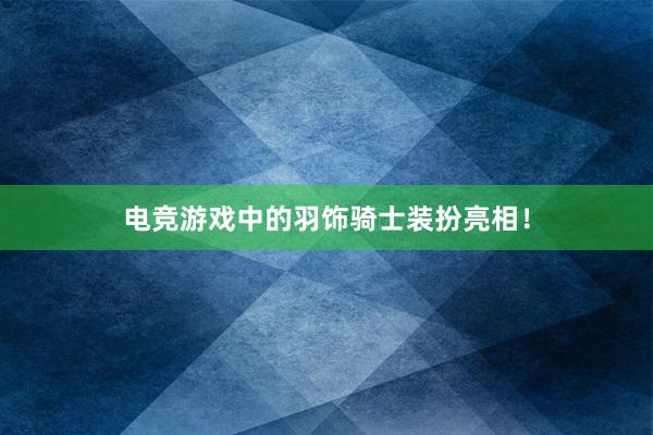 电竞游戏中的羽饰骑士装扮亮相！